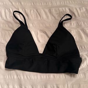 NWT Aerie Black Swim Top